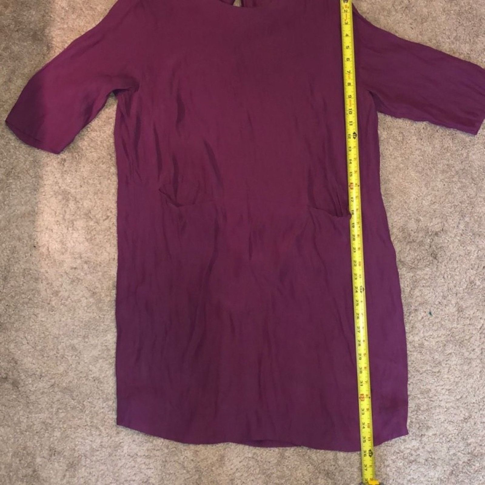 & Other Stories & Other Stories Purple Pink Dress, Viscose Shift 12, MP $199 Size XL / US 12-14 / IT 48-50 - 7 Thumbnail