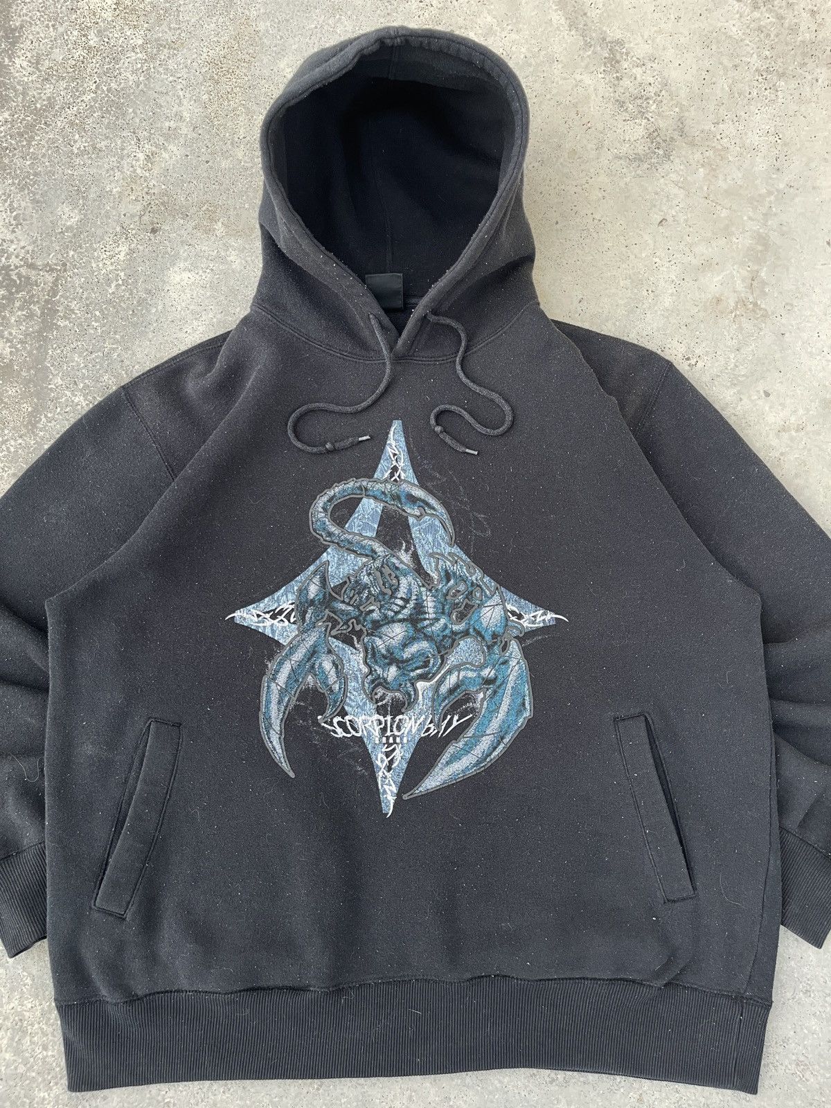 Other Vintage Y2K Scorpion Bay Big Logo Pullover Hoodie Size US L / EU 52-54 / 3 - 2 Thumbnail