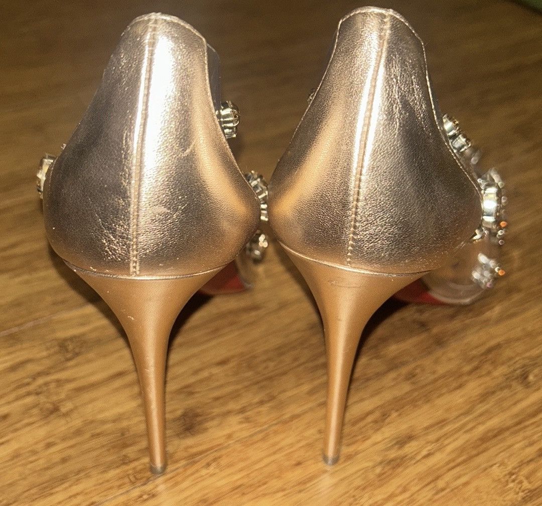 Christian Louboutin Christian Louboutin Degraqueen Clear Pointed Toe Pump Size US 8.5 / IT 38.5 - 5 Thumbnail