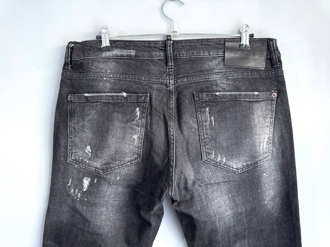 Dsquared2 Dsquared2 Black Distressed Men's Slim Jeans Size 56 W36 L32 Size US 36 / EU 52 - 13 Thumbnail
