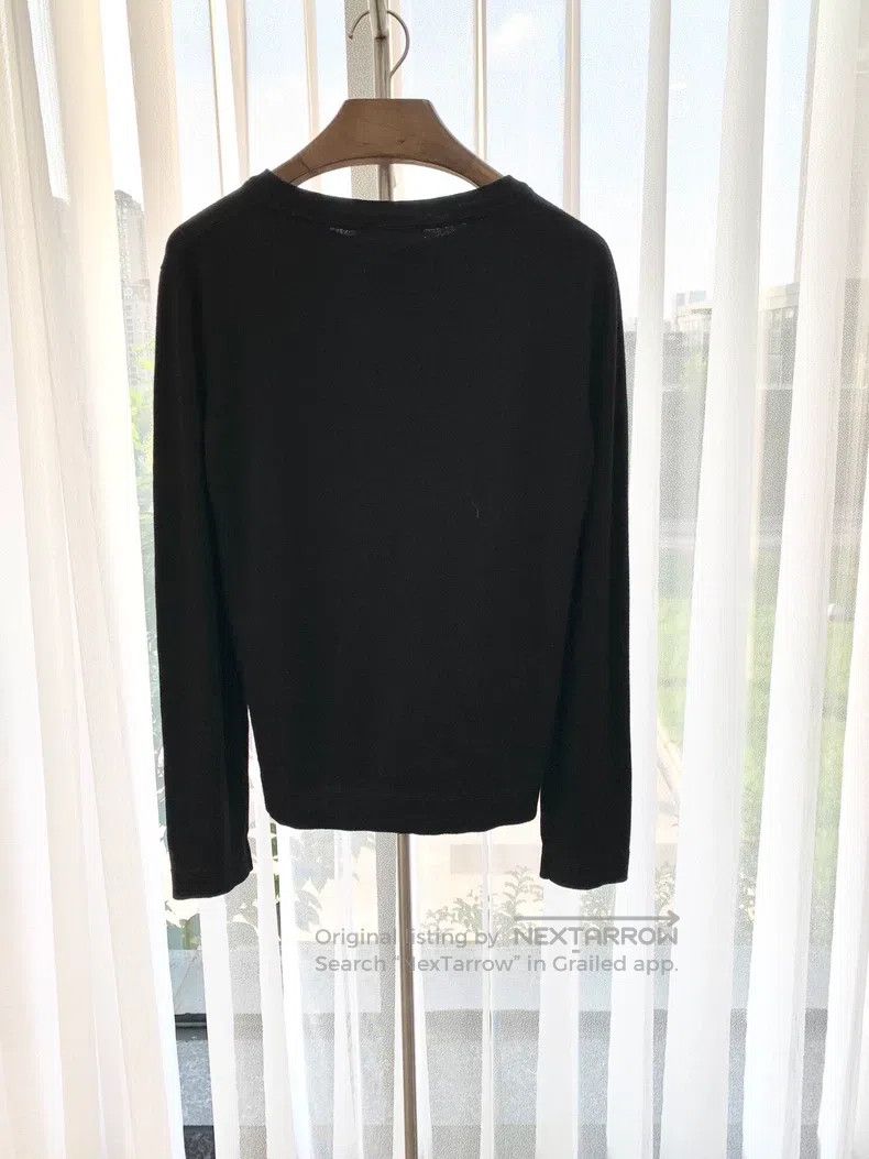 Fendi Fendi Little Monster Round Neck Long-sleeve Sweatshirt Bla Size S / US 4 / IT 40 - 2 Thumbnail