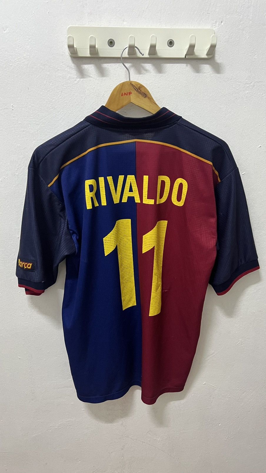 Nike Vintage 1999s FC BARCELONA RIVALDO Size US L / EU 52-54 / 3 - 2 Thumbnail