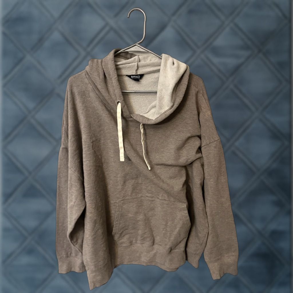Buffalo David Bitton Buffalo David Bitton Hoodie Women Size XXL Brown Pullover Sweater Casual Size XXL / US 16-18 / IT 52-54 - 1 Thumbnail