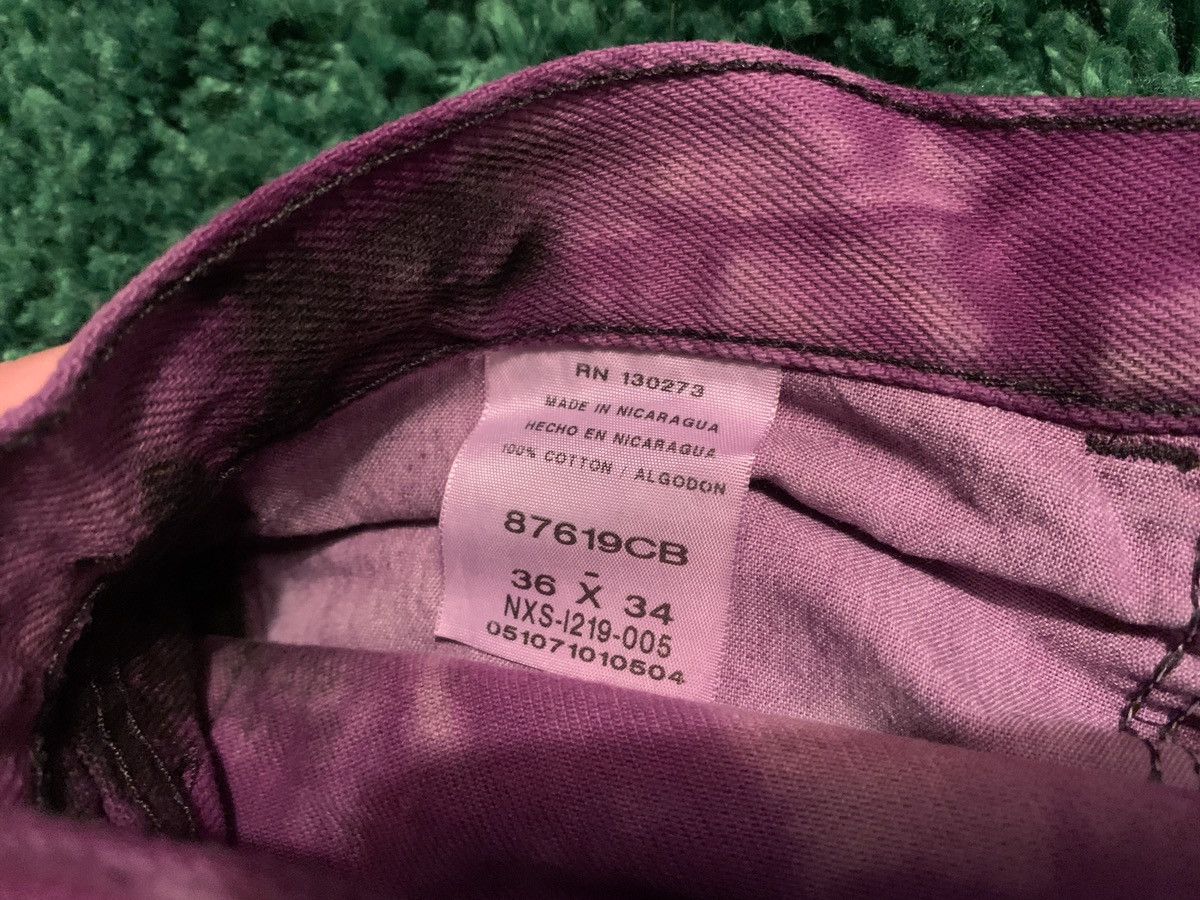 Designer CorruptKid Denim Jeans Purple Skeleton Size US 36 / EU 52 - 4 Thumbnail