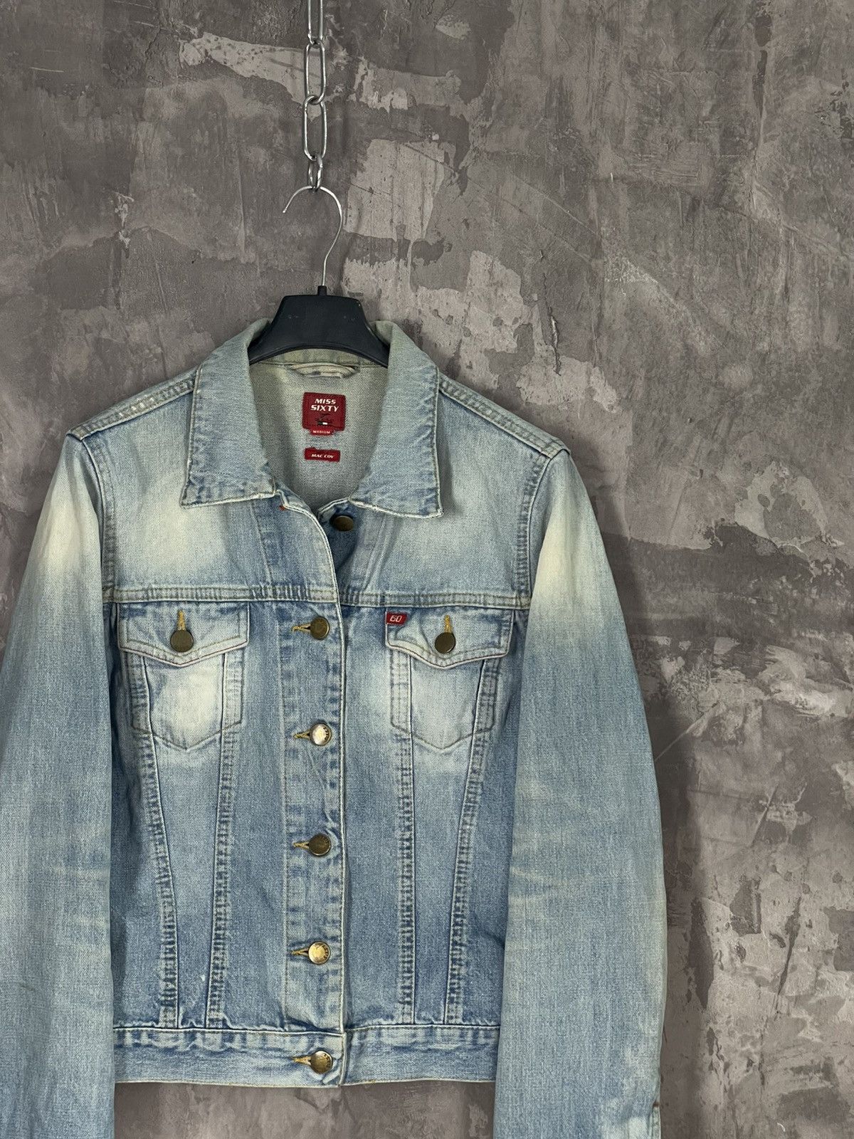 Miss Sixty × Vintage Vintage Y2K Miss Sixty Denim Jacket Streetwear 90s Style Size M / US 6-8 / IT 42-44 - 4 Thumbnail