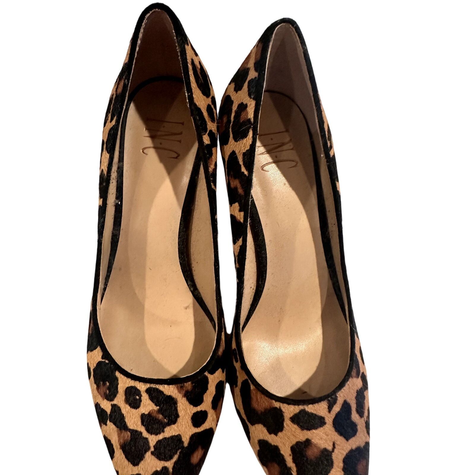 Other INC International Concepts Lepard Print Calf Fur 3" Heels 7 Size US 7 / IT 37 - 2 Thumbnail