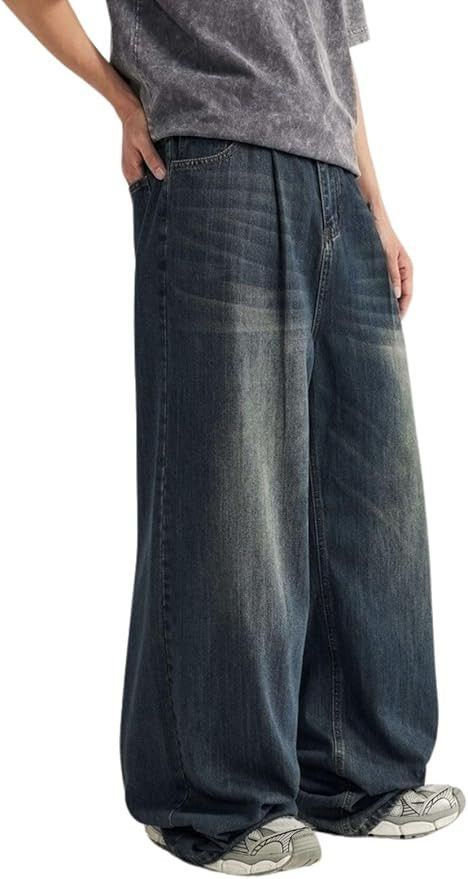 Japanese Brand × Jean (Quality) Baggy stacked Japanese wide denim jeans Size US 36 / EU 52 - 2 Thumbnail