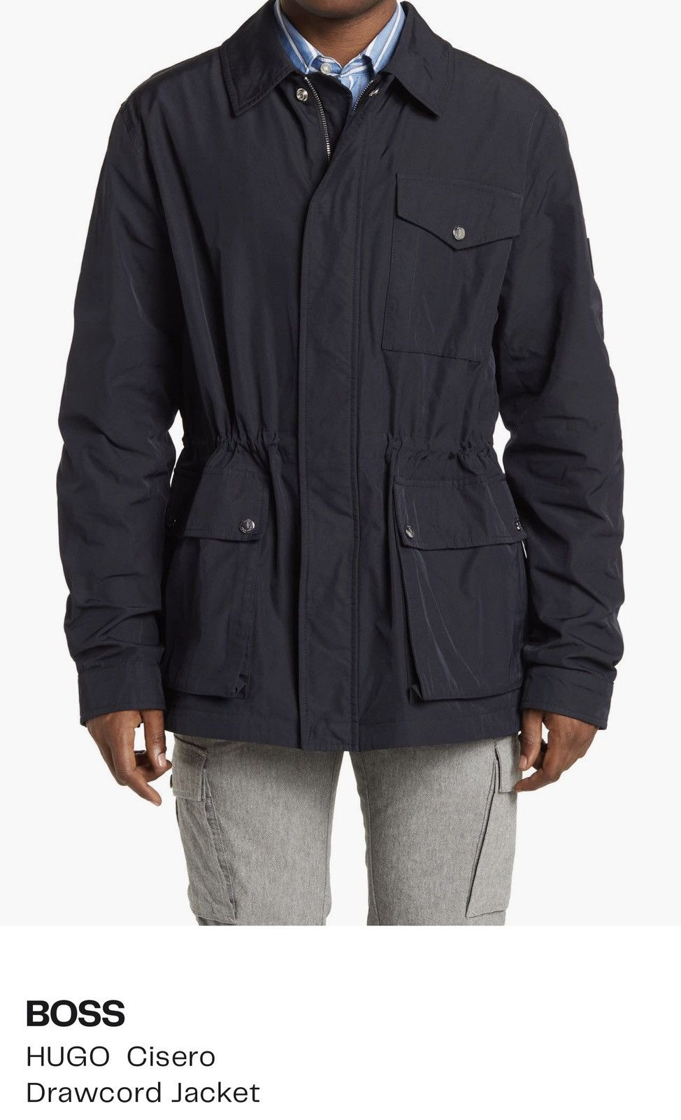 Hugo Boss Hugo Boss men’s navy jacket 50 Cisero NWT Size US M / EU 48-50 / 2 - 1 Thumbnail
