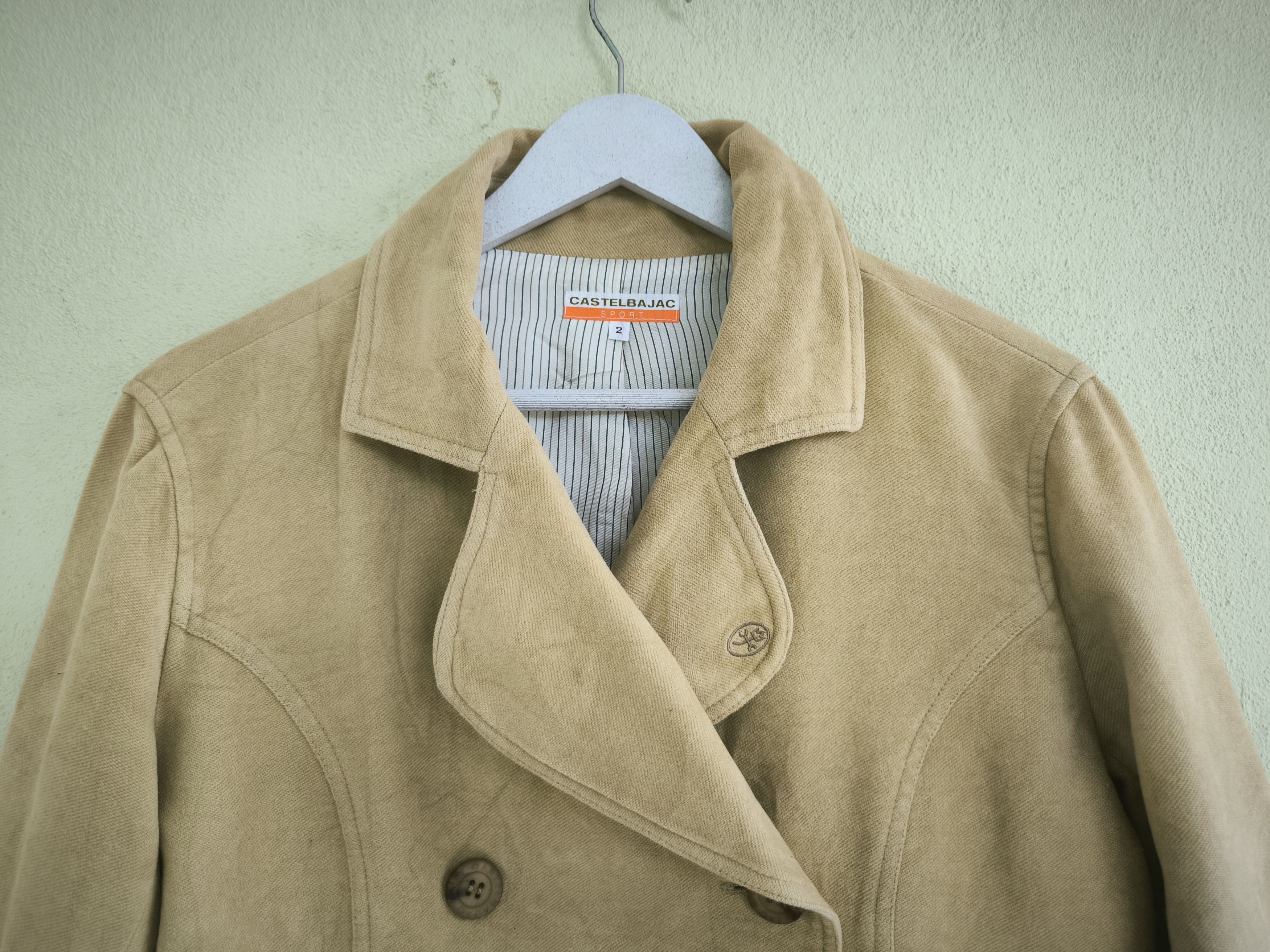Jean Charles De Castelbajac CASTELBAJAC Sport double breasted corduroy coat jacket Size US M / EU 48-50 / 2 - 2 Thumbnail