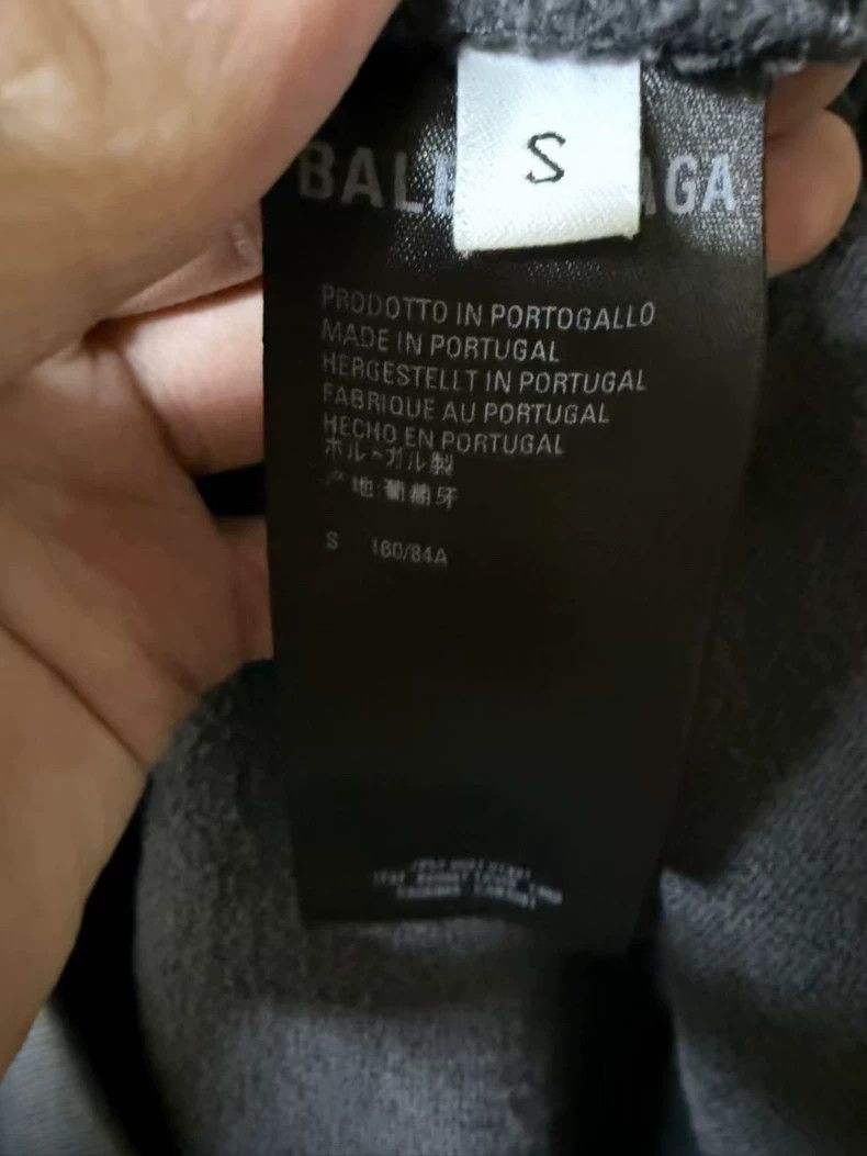 Balenciaga Balenciaga Smoke gray coke embroidered logo sweater Size US S / EU 44-46 / 1 - 5 Thumbnail