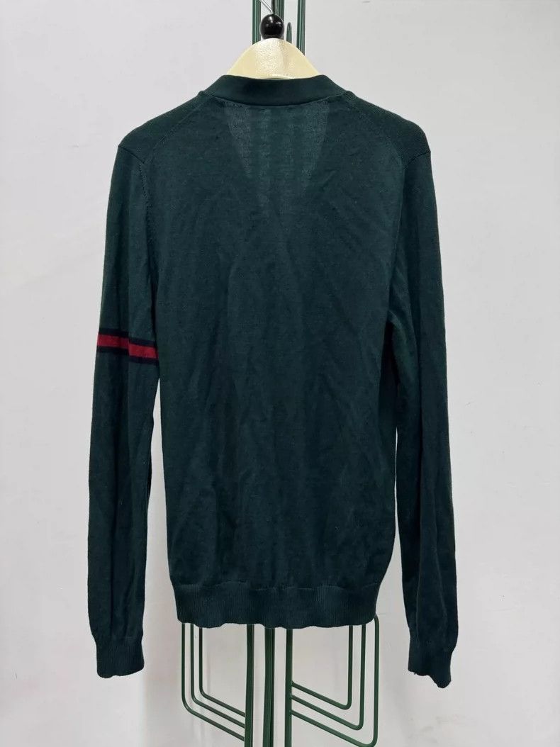Gucci Gucci Sleeve striped v-neck wool long-sleeved knitwear Size US S / EU 44-46 / 1 - 2 Thumbnail