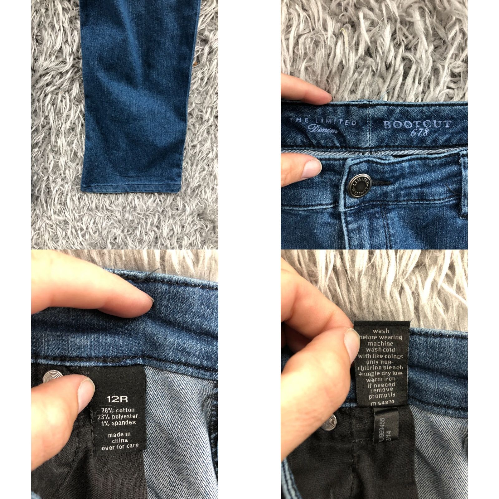 Vintage The Limited 678 Bootcut Jeans Size 12 Womens Medium Wash Blue Size 34" / US 12 / IT 48 - 8 Thumbnail