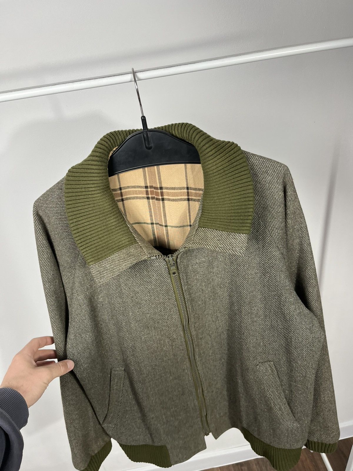 Other Vintage Gurtex Wool Blend Jacket Talon Zip Made England Mens Size US XL / EU 56 / 4 - 6 Thumbnail