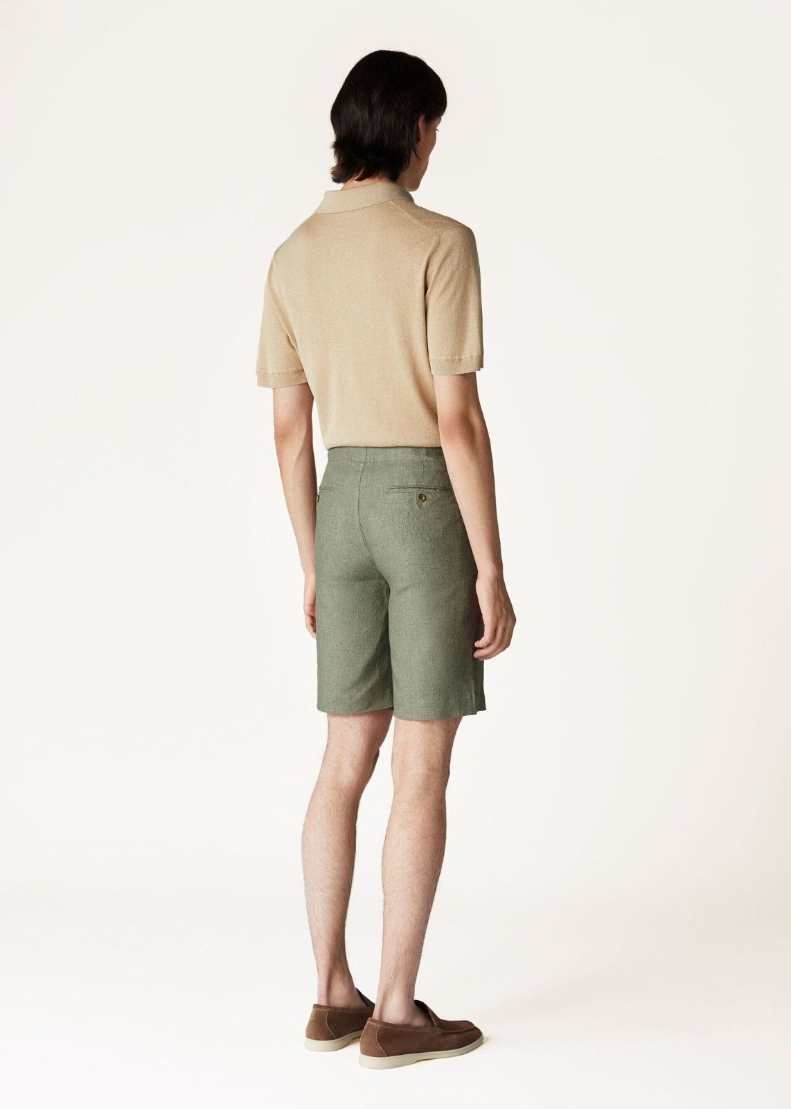 Loro Piana o1srvl11e0325 FAM2486 Bermuda Short in Green Size US 40 / EU 56 - 4 Thumbnail