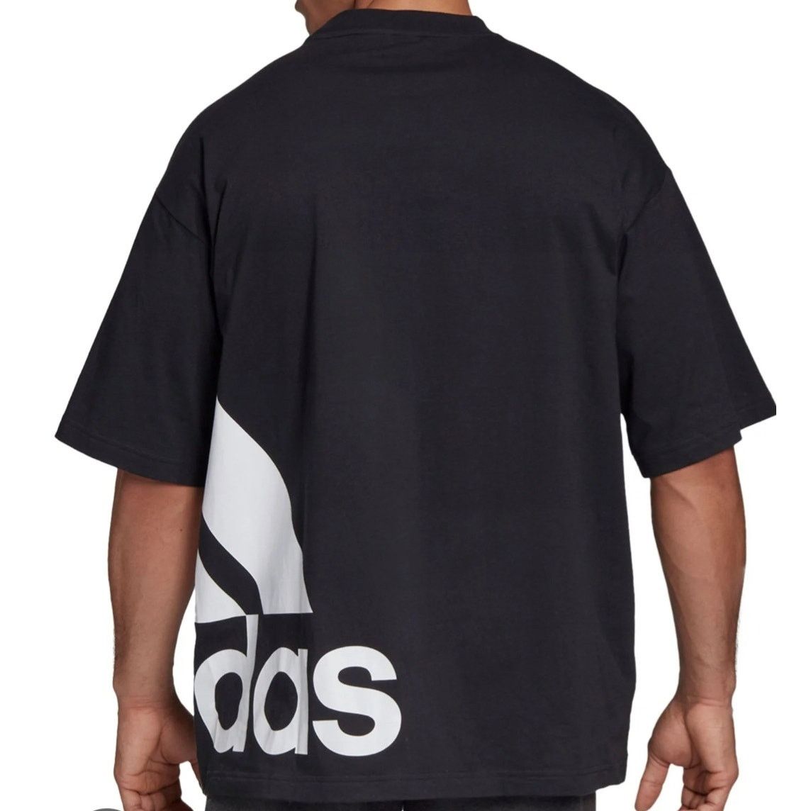 Adidas Adidas Black and White Logo T-Shirt - Size Extra Large Size US XXL / EU 58 / 5 - 2 Thumbnail