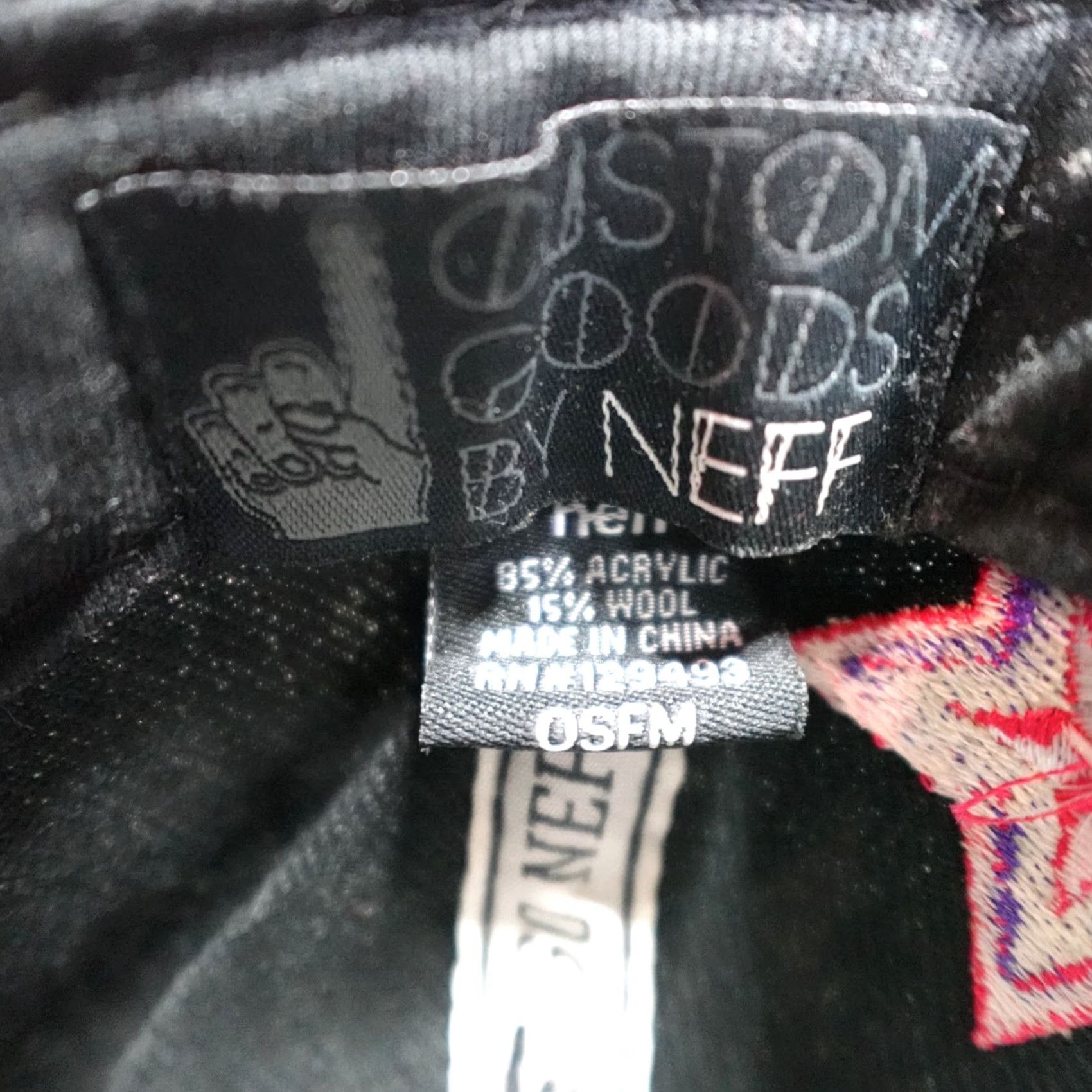 Vintage Neff Hat Black Embroidered Snapback Men One Size Solid Ships Next Business Day Havnots Flaw Free Size ONE SIZE - 6 Thumbnail