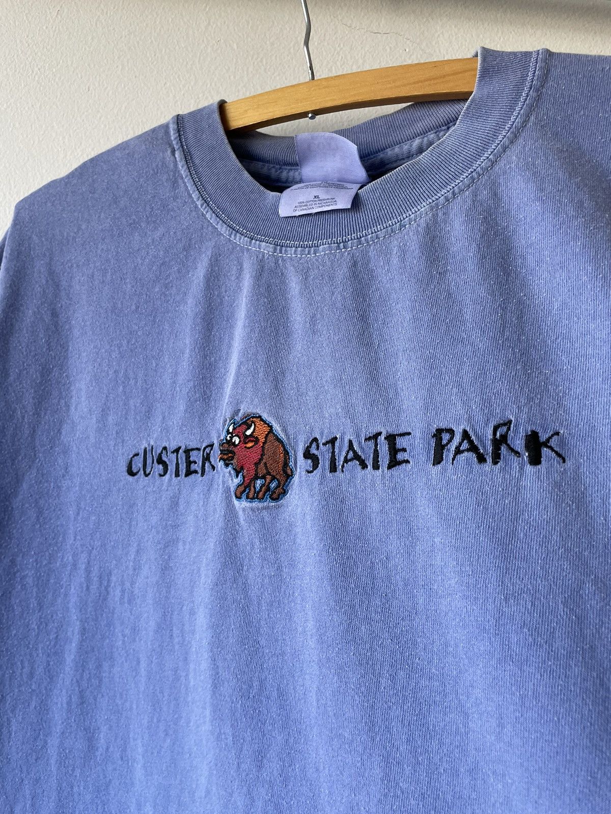 Vintage Vintage 2000s Custer State Park Navy Wash tee Size US XL / EU 56 / 4 - 2 Thumbnail