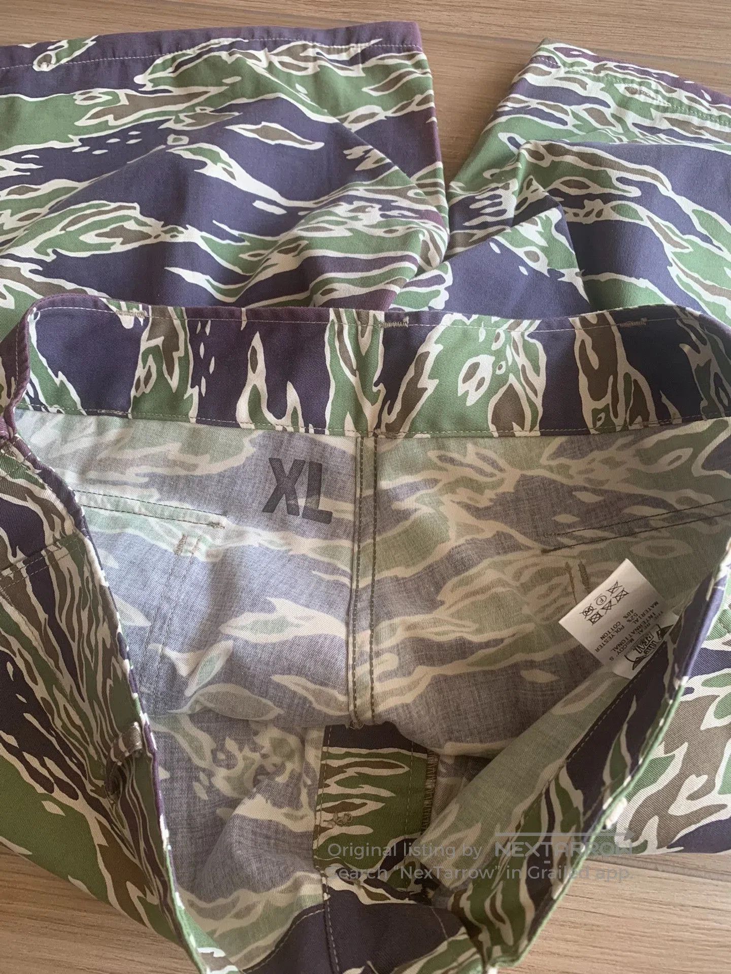 The Real McCoy's The Real McCoy Tiger Camouflage Shorts. Size US 36 / EU 52 - 8 Thumbnail