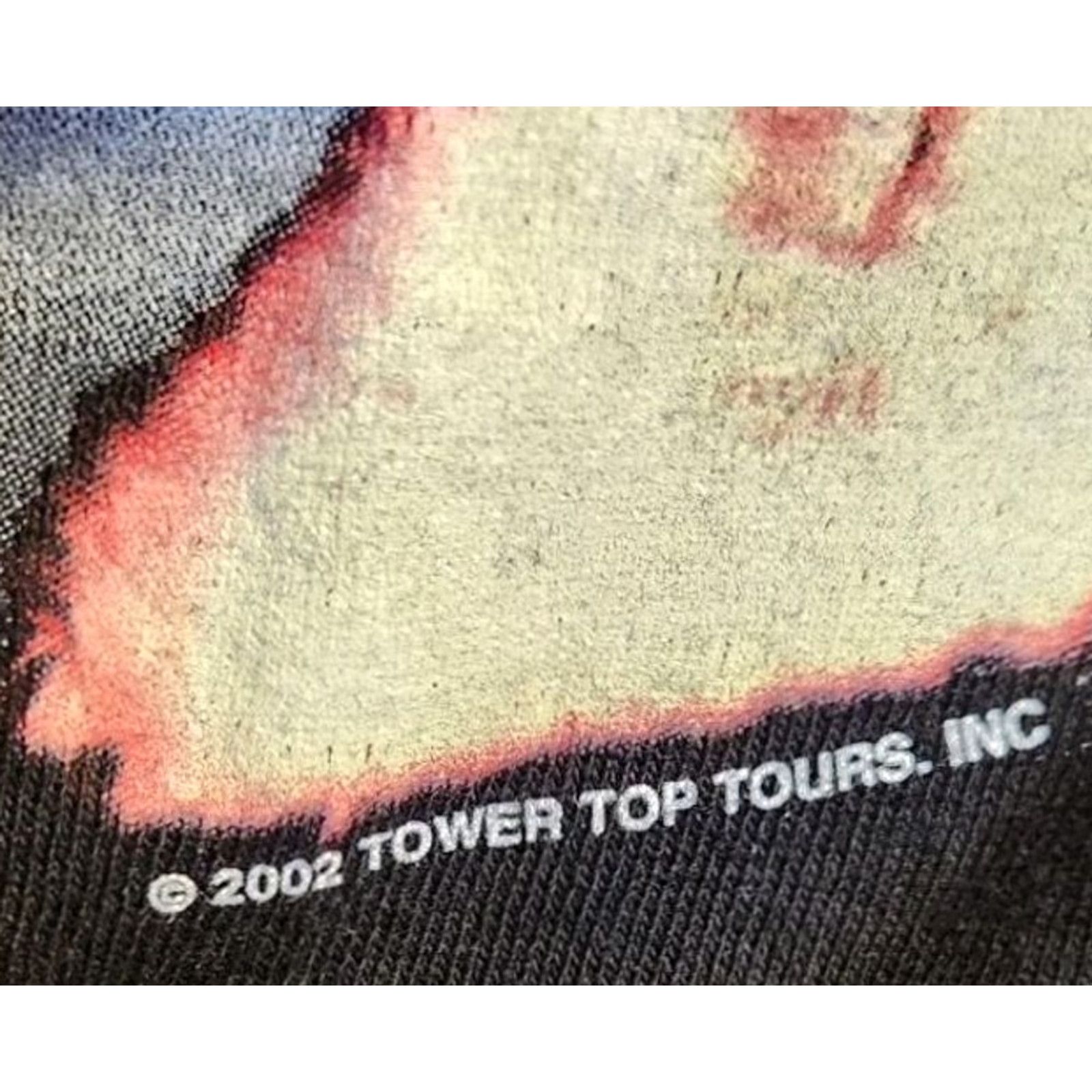 Vintage ZZ TOP Band T Shirt Men’s L Large Vintage Double-Sided 90s Graphic Print Black Cotton Short Sleeve Crew Neck Tennessee River Mens Shirt Size US L / EU 52-54 / 3 - 7 Thumbnail