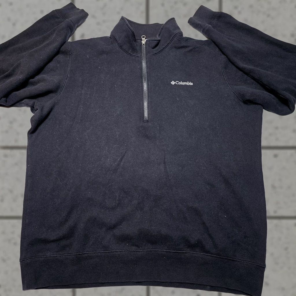 Vintage Columbia Sweatshirt 1/2 Zip Pullover Men L Black Regular Size Large Hoodie? Size US L / EU 52-54 / 3 - 1 Thumbnail