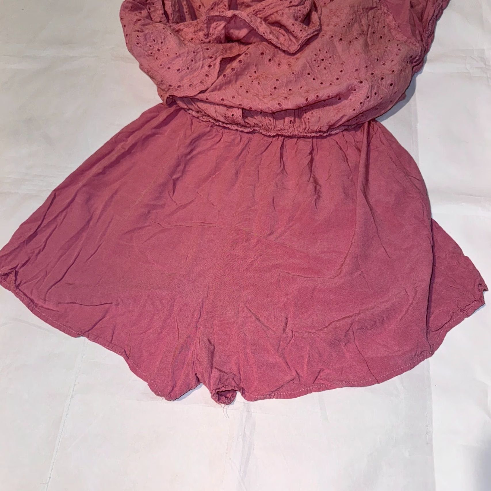 Vintage Mustard Seed Women's Pink Ruffled Sleeveless Mini Dress Sz S] Size S / US 4 / IT 40 - 4 Thumbnail