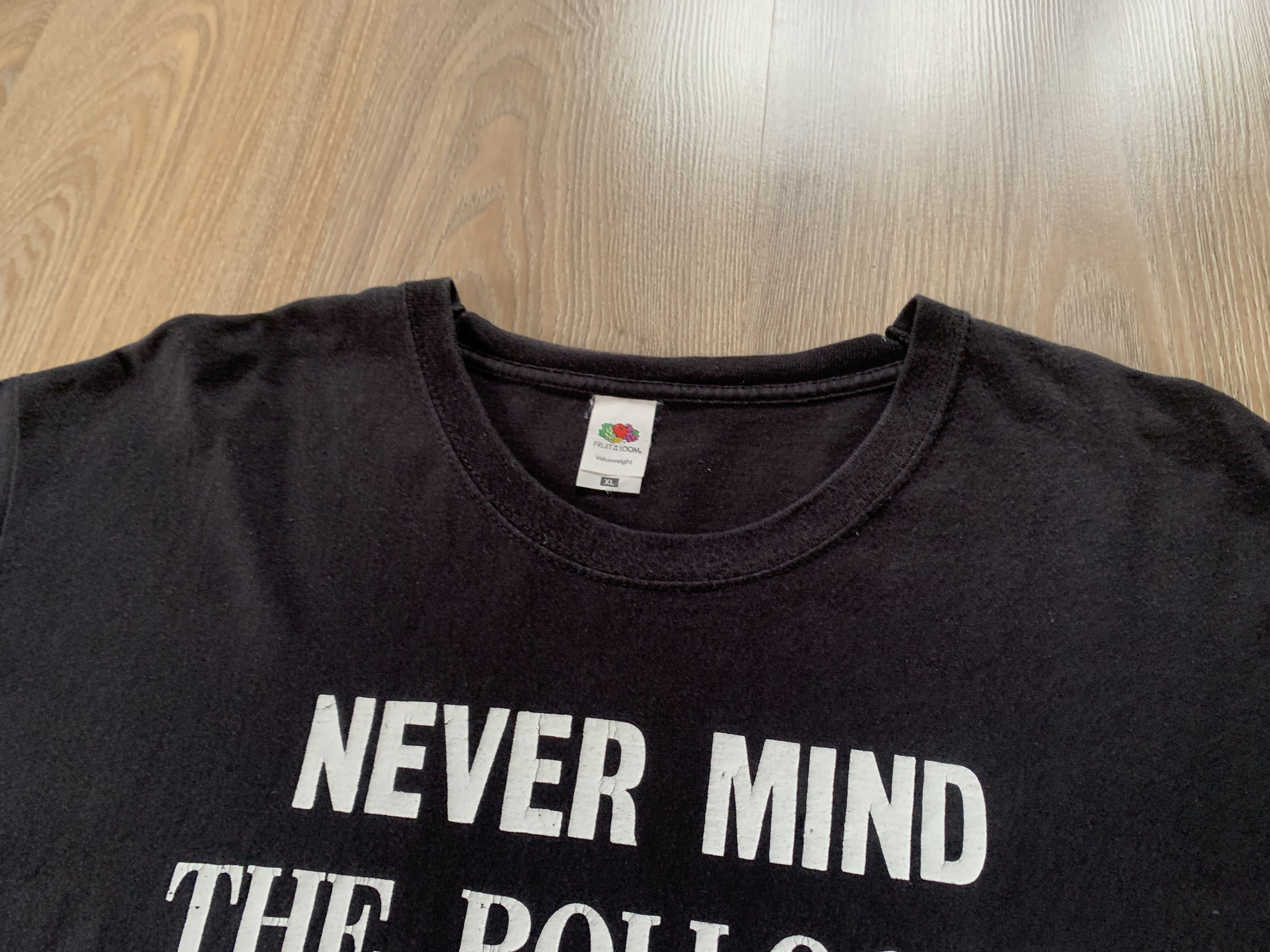 Band Tees × Fruit Of The Loom × Vintage Vintage Sex Pistols Never Mind T-Shirt Size US XL / EU 56 / 4 - 4 Thumbnail