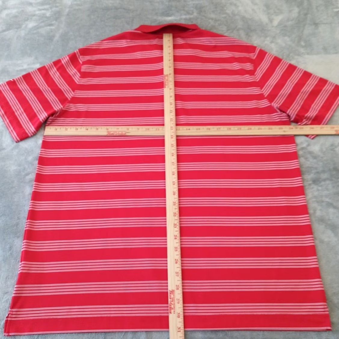 Nike Nike Golf Tour Performance Polo Shirt Mens XL Red Striped Short Sleeve Size US XL / EU 56 / 4 - 6 Thumbnail