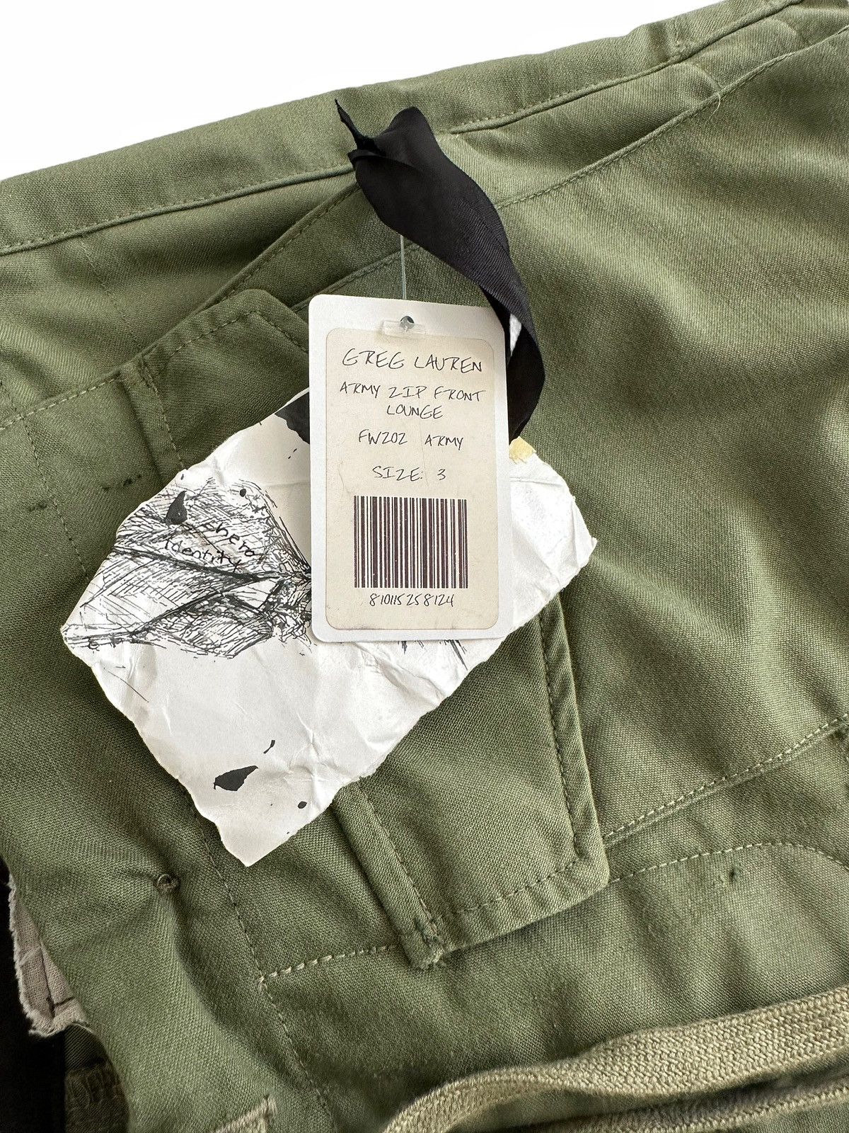 Greg Lauren Sz3 Army Zip Front Layer Cargo Size US 32 / EU 48 - 4 Thumbnail