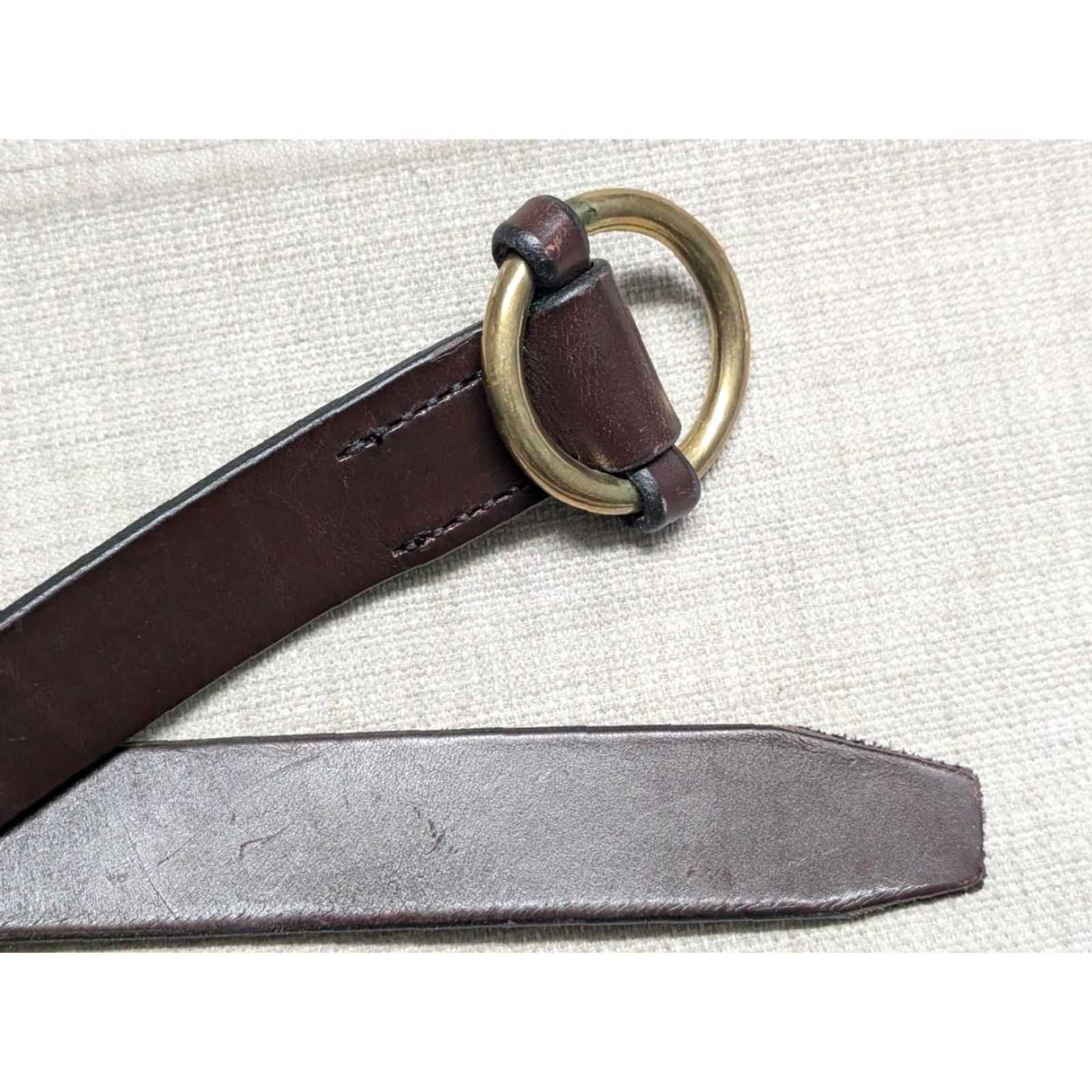 Vintage VINTAGE Wiley Belts Belt Men 36 Brown Leather Western Dress Work Buckle 1-1/4" 36 waist USA Made Horse-bit Cowhide Leather Size 36 - 6 Thumbnail