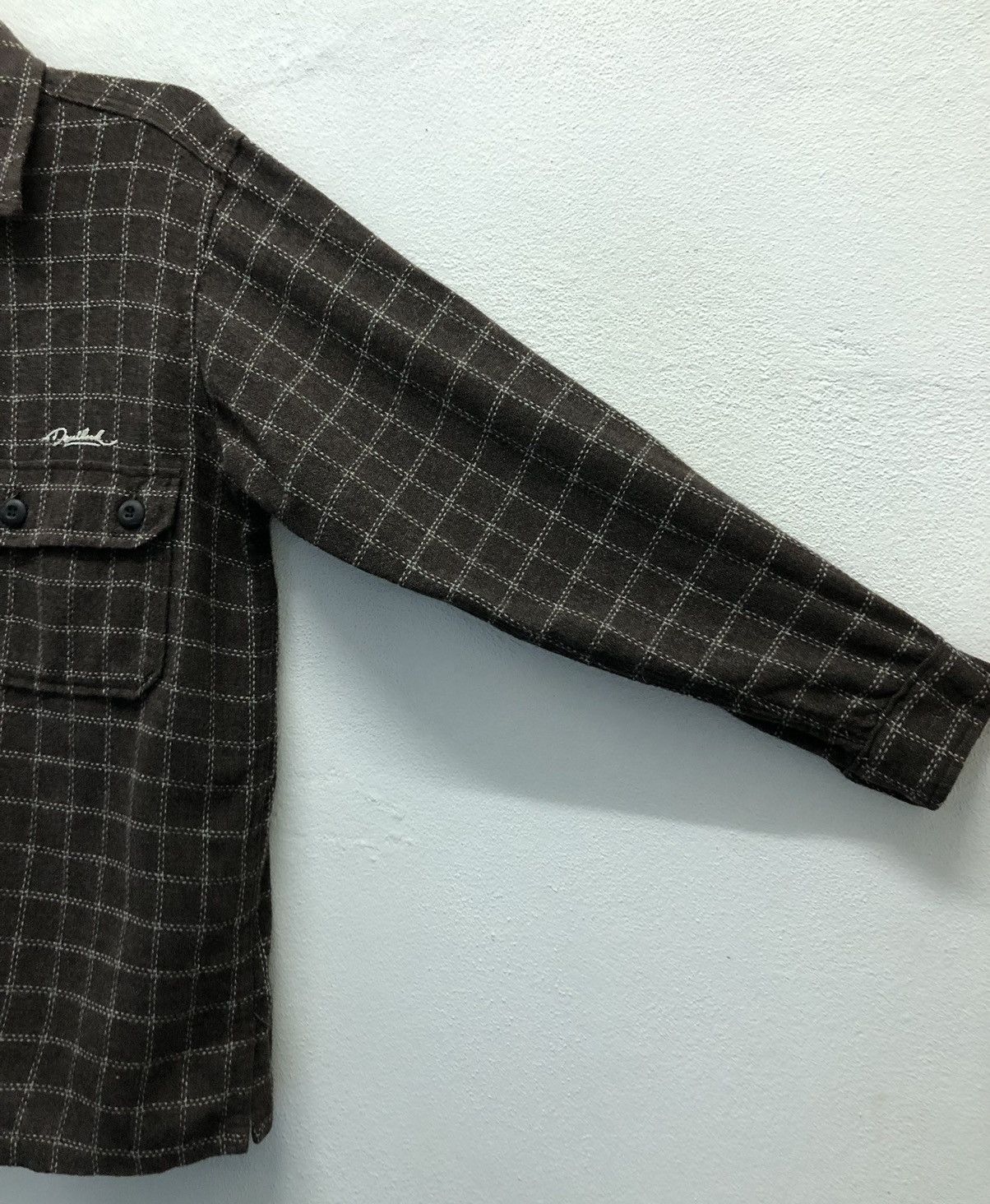 Devilock Vintage Devilock Japan Wool Jacket Brown Windowpane Check M Size US M / EU 48-50 / 2 - 4 Thumbnail