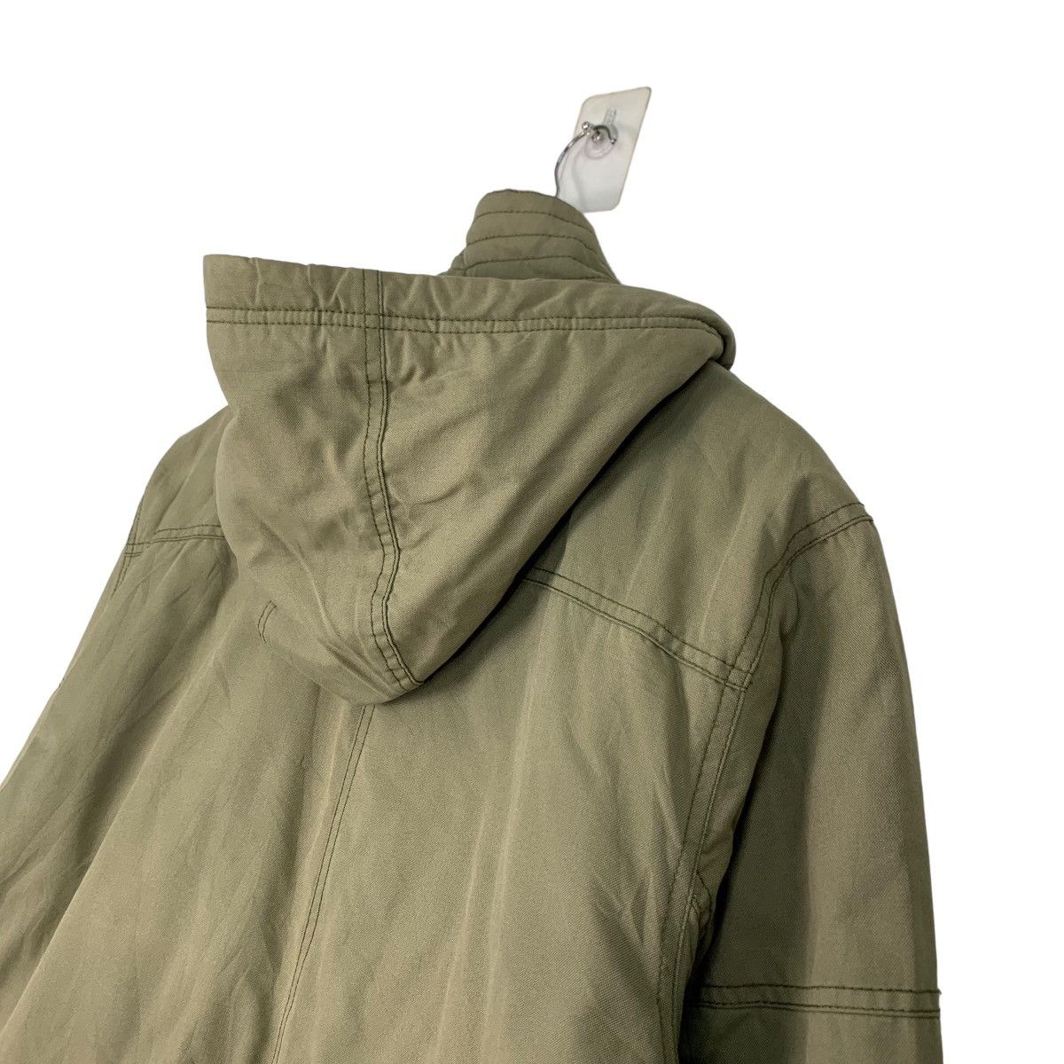 Puma PUMA Four Pocket Hooded Green Jacket #1126-C51 Size US L / EU 52-54 / 3 - 22 Thumbnail