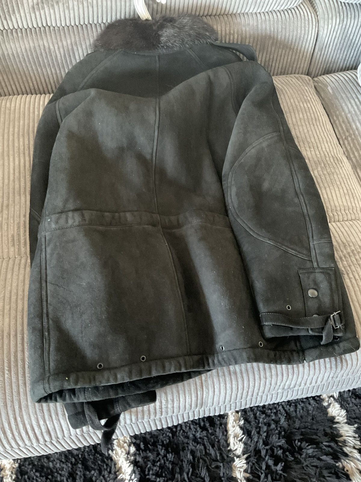 Ralph Lauren Blue Label Ralph Lauren One-of-One Shearling Jacket Custom Made Size US XXL / EU 58 / 5 - 3 Thumbnail