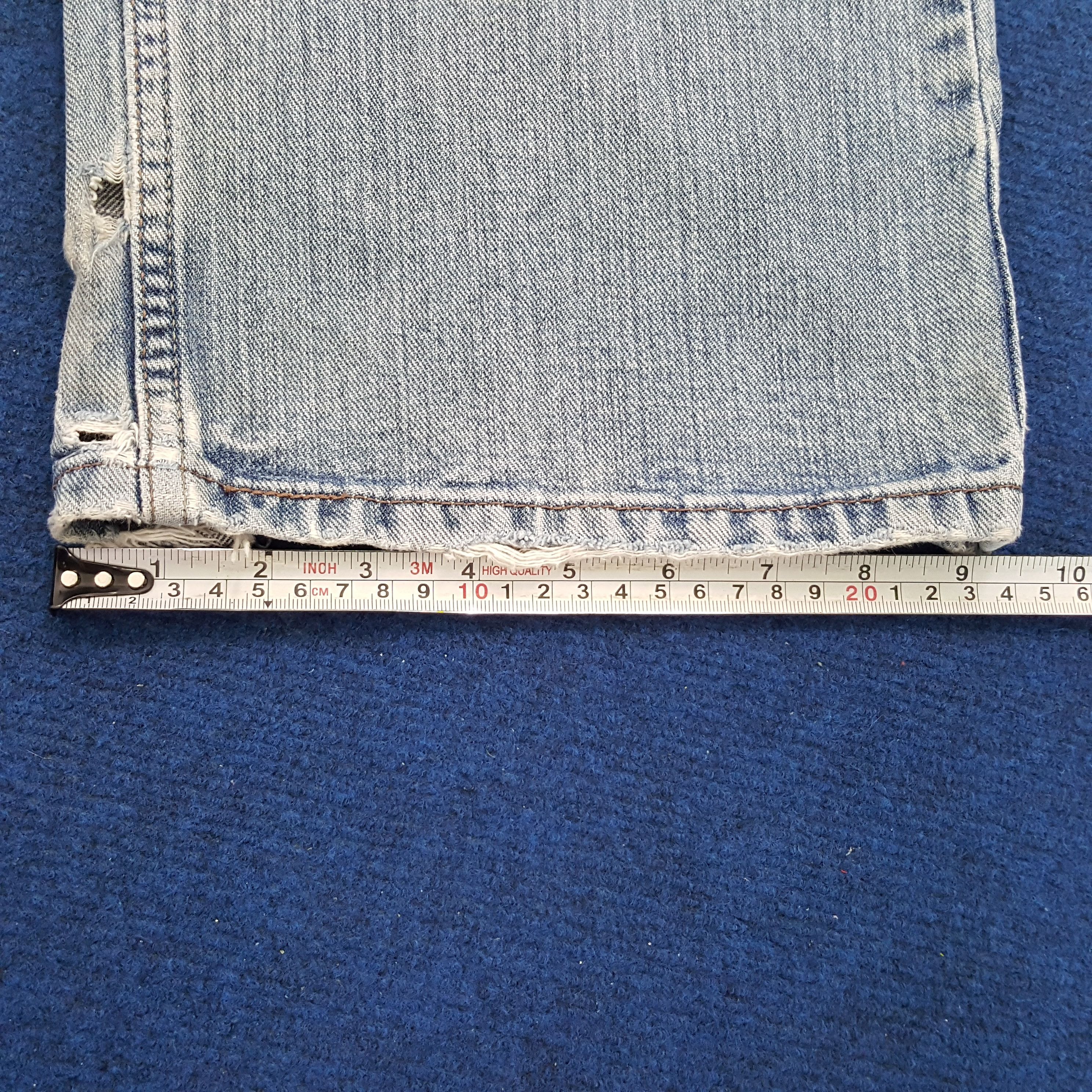 Levi's × Vintage Vintage Levi's 569 Loose Straight Distressed Jeans Size US 34 / EU 50 - 9 Thumbnail