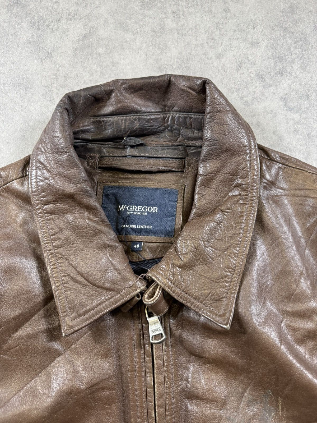 McGregor McGregor Vintage Leather Jacket Size US S / EU 44-46 / 1 - 3 Thumbnail