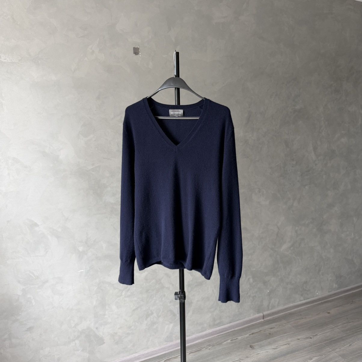 Other Eric Bompard Cashmere V Neck Sweater Size XXL / US 16-18 / IT 52-54 - 2 Thumbnail
