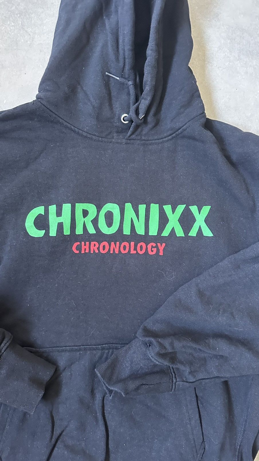 Vintage CHRONIXX CHRONOLOGY HOODIE Size US M / EU 48-50 / 2 - 3 Thumbnail