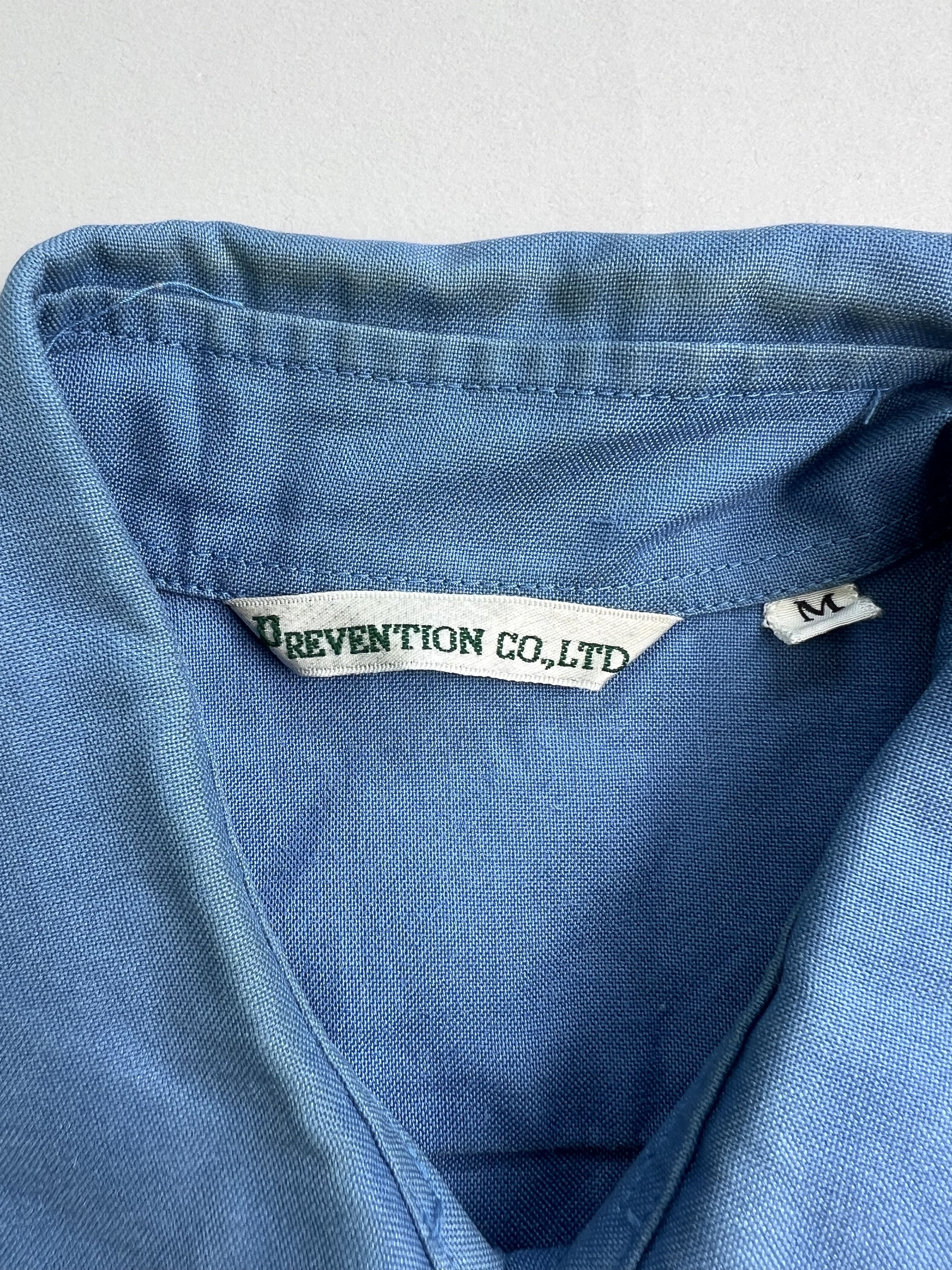 Vintage Vintage Work Shirt Blue Short Sleeves Medium Size US M / EU 48-50 / 2 - 3 Thumbnail