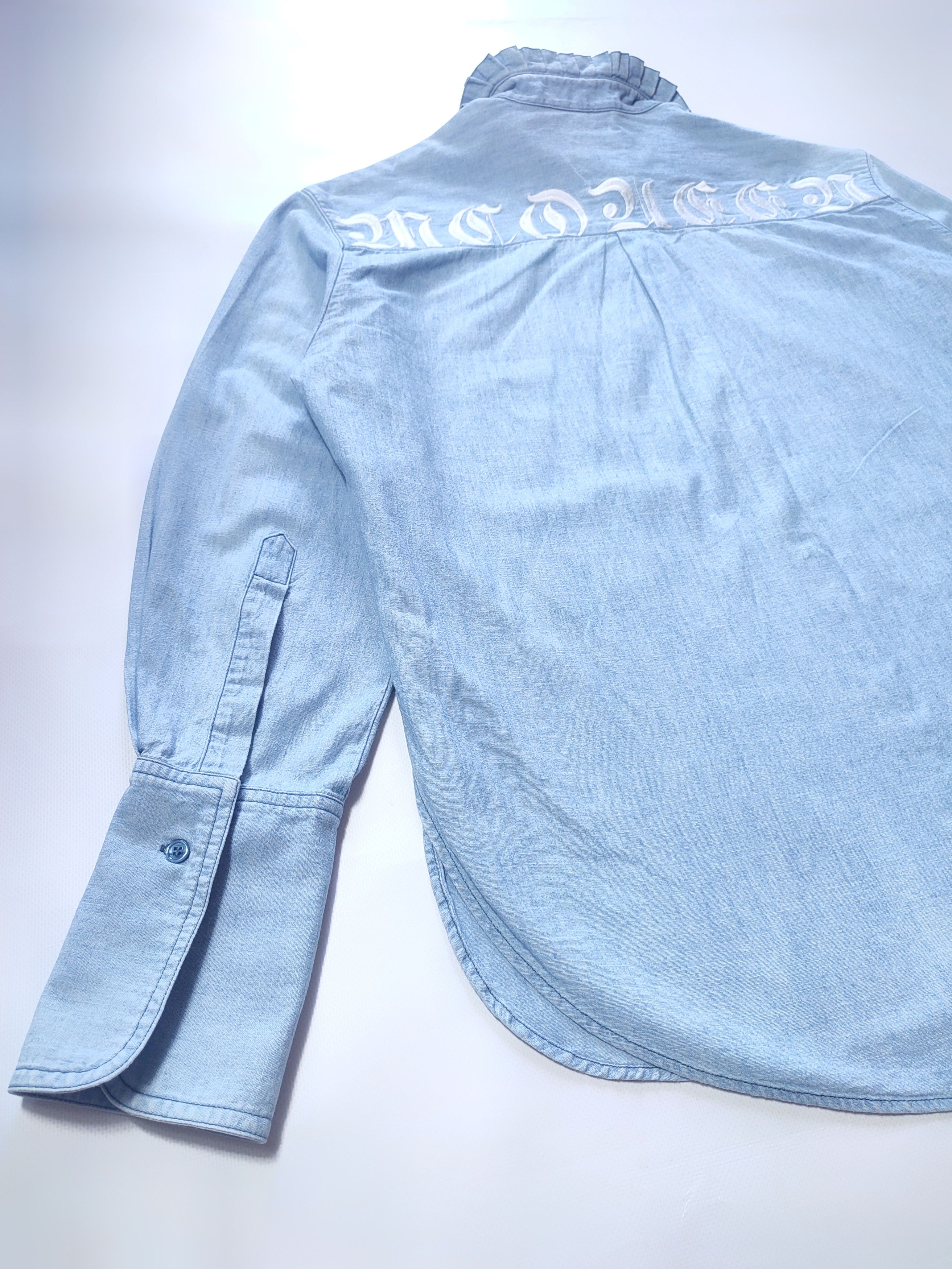 Alexander McQueen McQueen Embroidered Logo Shirt Size XS / US 0-2 / IT 36-38 - 9 Thumbnail