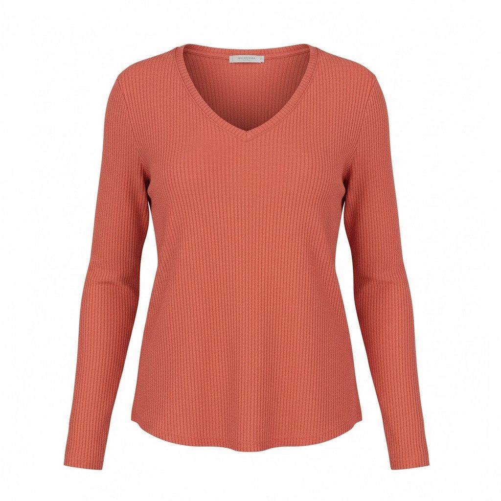 American Eagle Outfitters American Eagle Soft & Sexy Ribbed Top Women’s Small Peach Size S / US 4 / IT 40 - 1 Thumbnail