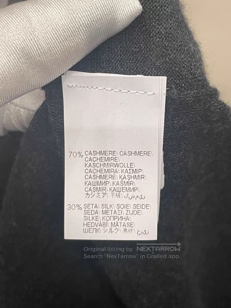 Brunello Cucinelli Brunello Cucinelli Black Cashmere Beaded Dress Size S / US 4 / IT 40 - 4 Thumbnail