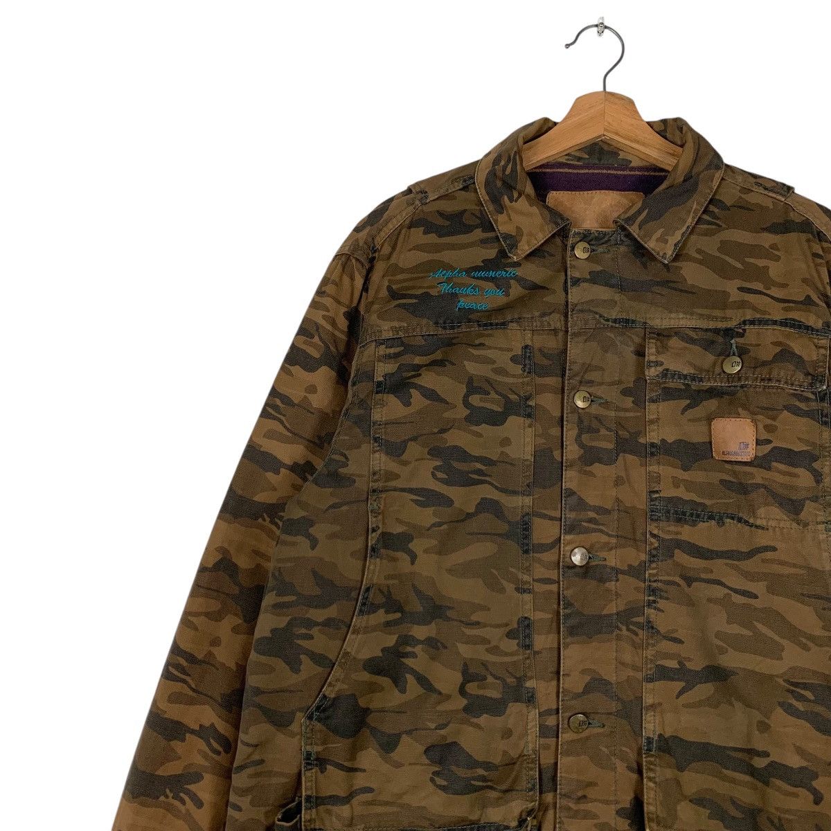 Alphanumeric ALPHA NUMERIC Brown Camo Hunting Jacket #1303-C59 Size US L / EU 52-54 / 3 - 6 Thumbnail