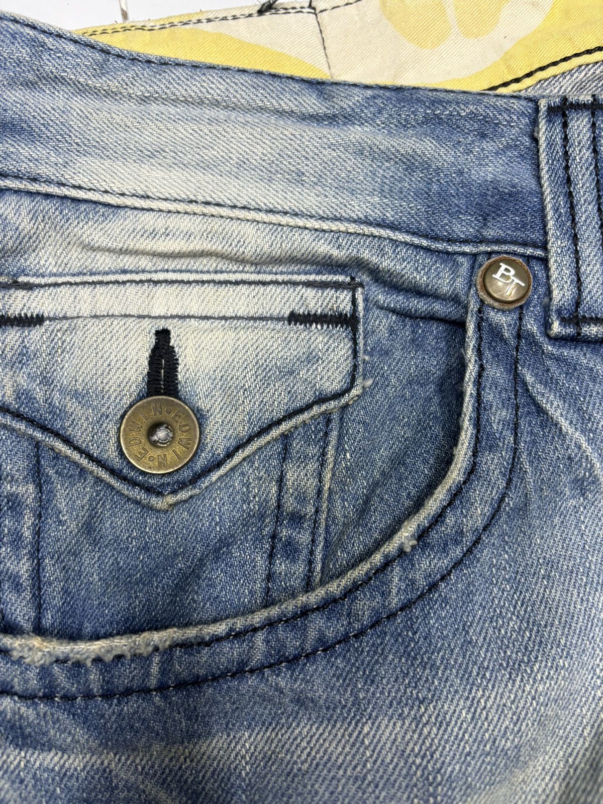 Edwin Flare Edwin Blue Trip Nice Faded Flare Denim Jeans Size US 34 / EU 50 - 10 Thumbnail