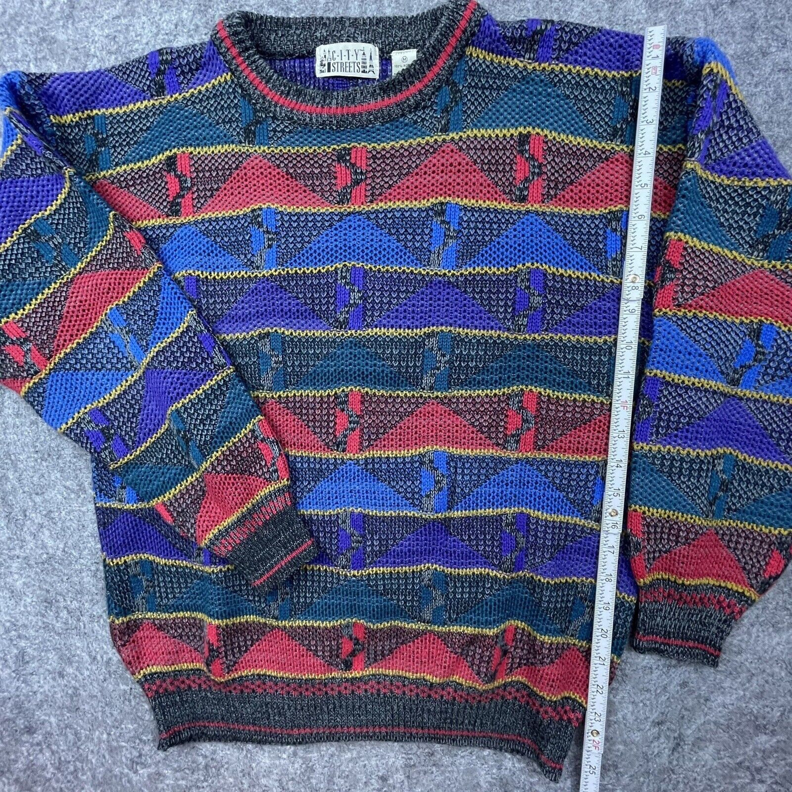 City Streets Vintage City Streets Sweater Medium Primary Cosby 80s Dad Size US M / EU 48-50 / 2 - 4 Thumbnail