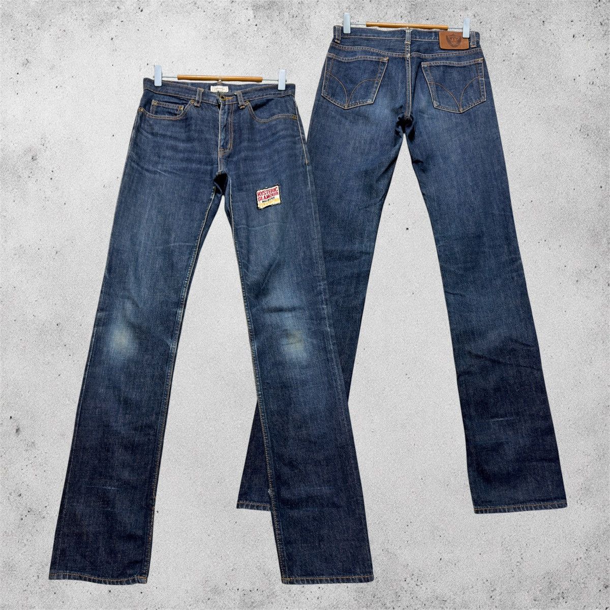 Hysteric Glamour Vintage Hysteric Glamour Patchwork Skinny Denim Faded Y2K Size US 28 / EU 44 - 1 Thumbnail