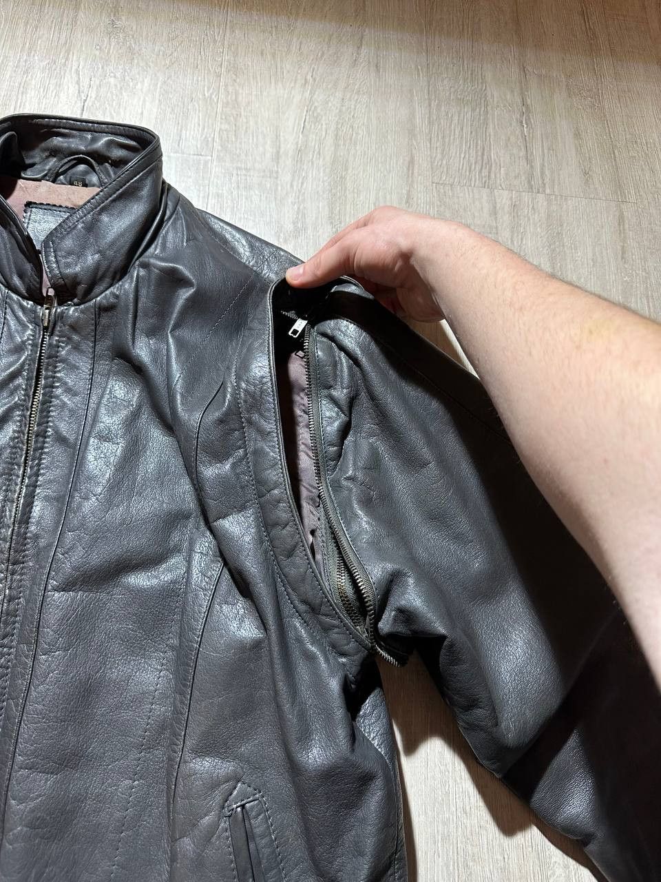 Vintage VIntage Leather Jacket and Vest 2 in 1 Size US L / EU 52-54 / 3 - 4 Thumbnail