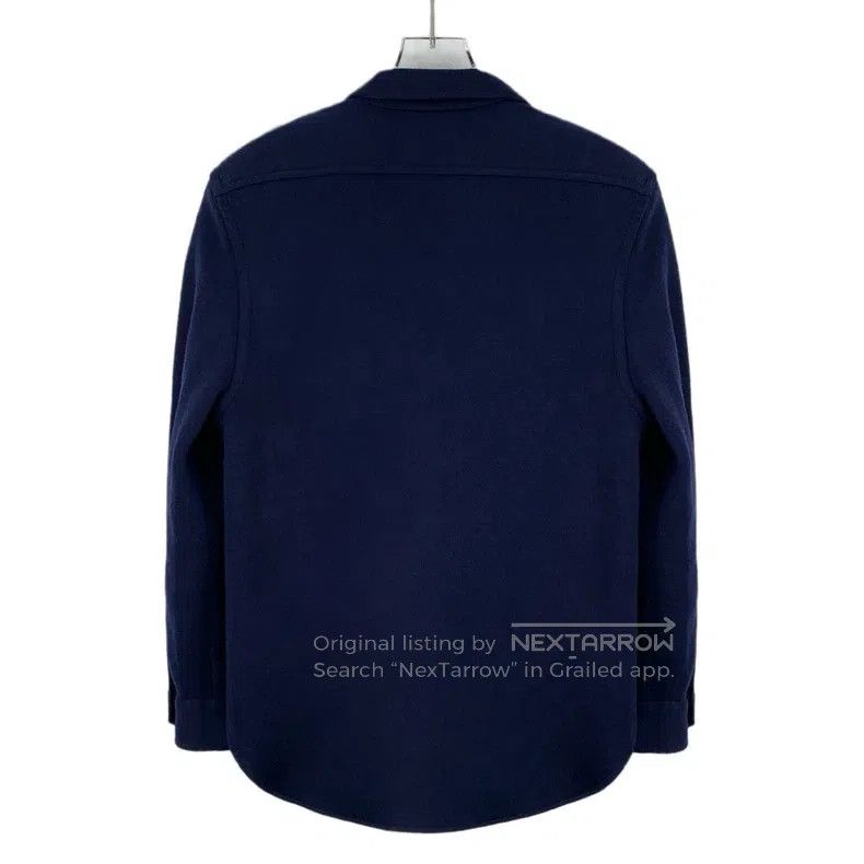 Saint Laurent Paris Saint Laurent Paris Navy Blue Logo Embroidered Wool Lapel Size XS / US 0-2 / IT 36-38 - 2 Thumbnail