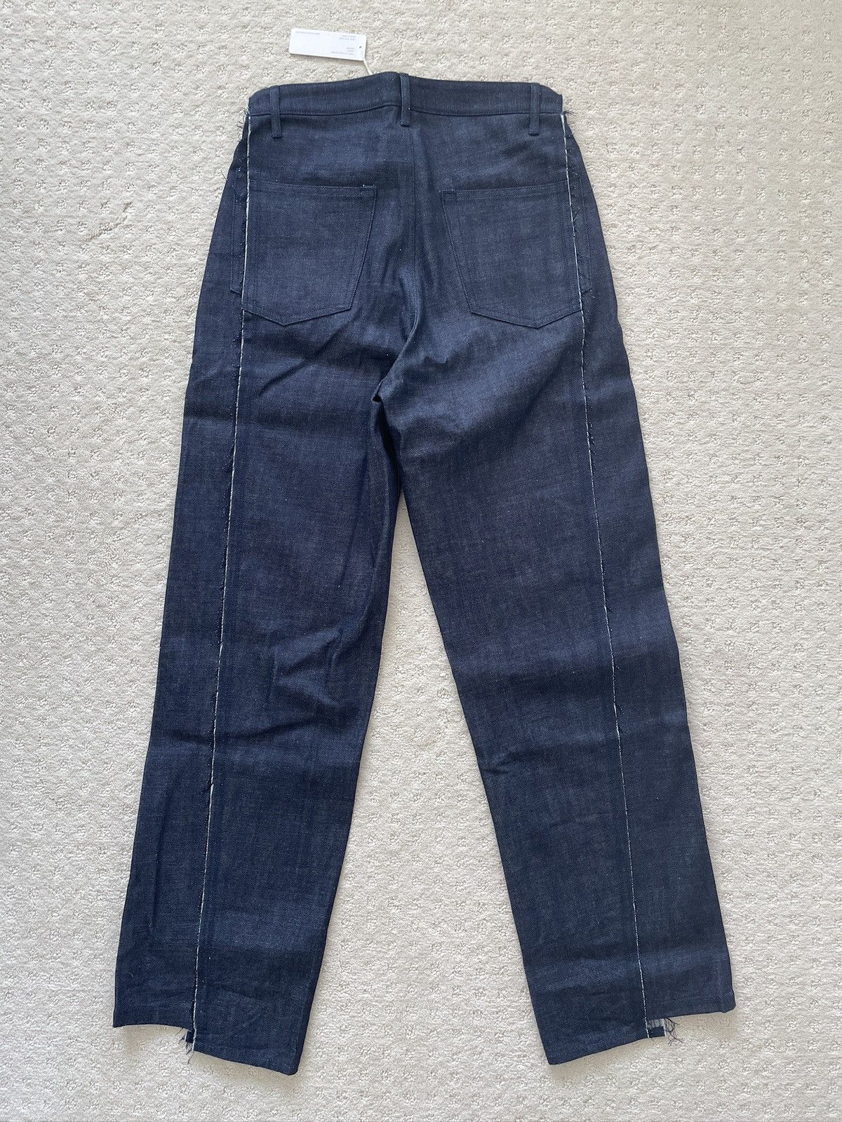 Vuja De Amalia Straight Leg Raw Indigo Denim