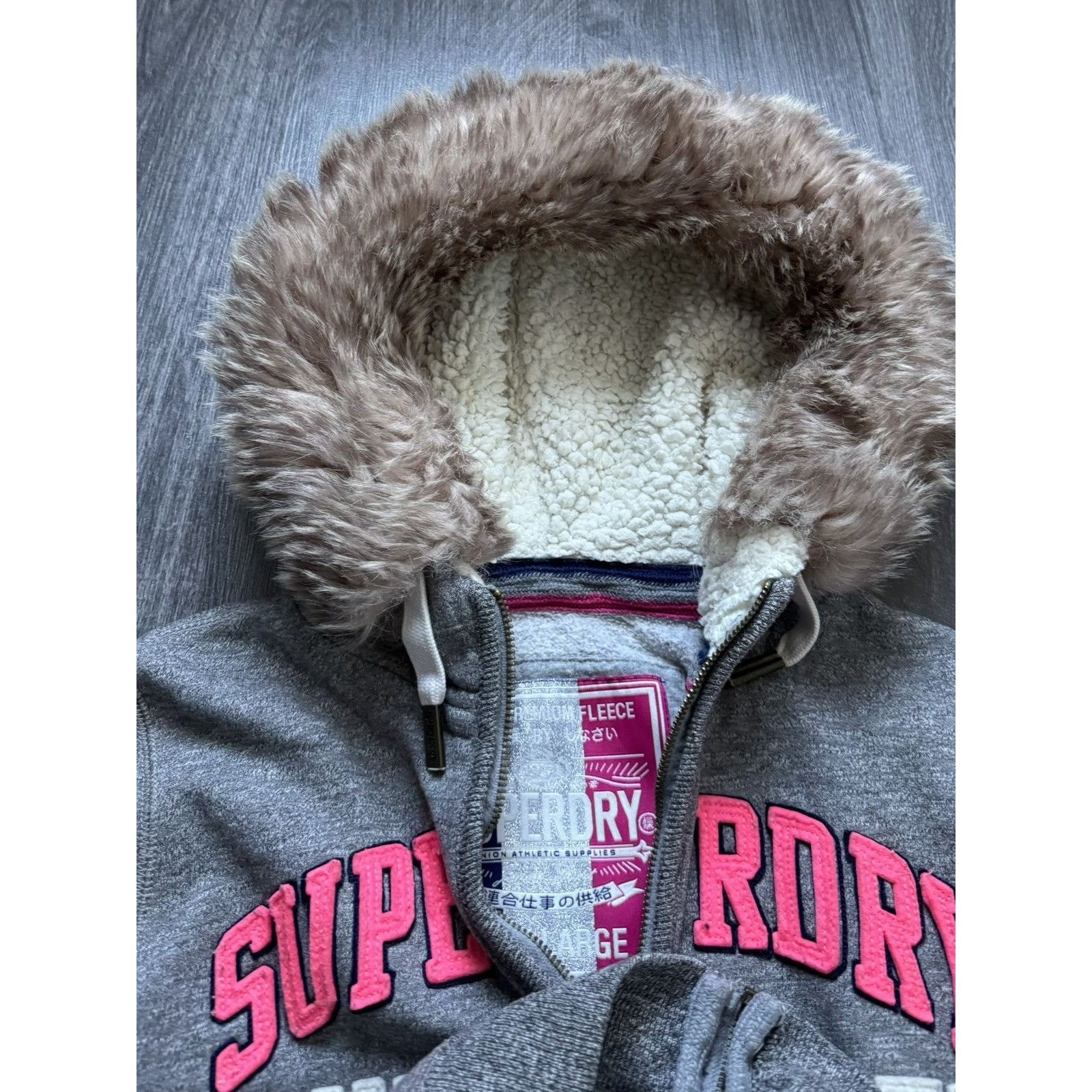 Superdry Vintage Super Dry Fur Hoodie Size US S / EU 44-46 / 1 - 9 Thumbnail