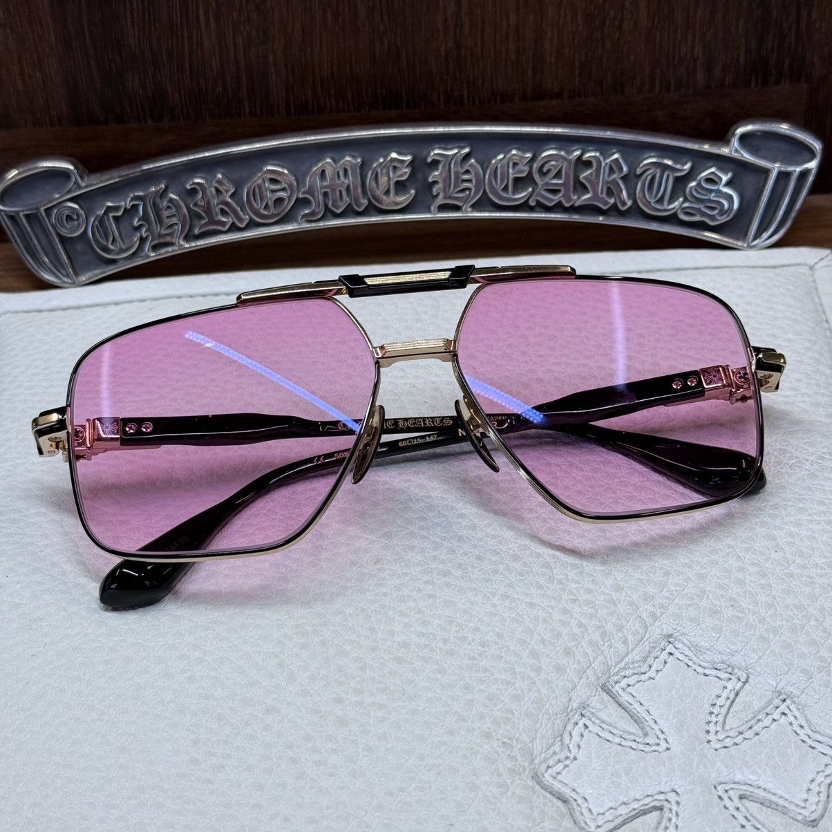Chrome Hearts Chrome Hearts Nailer 1/1 Sunglasses Size ONE SIZE - 1 Thumbnail