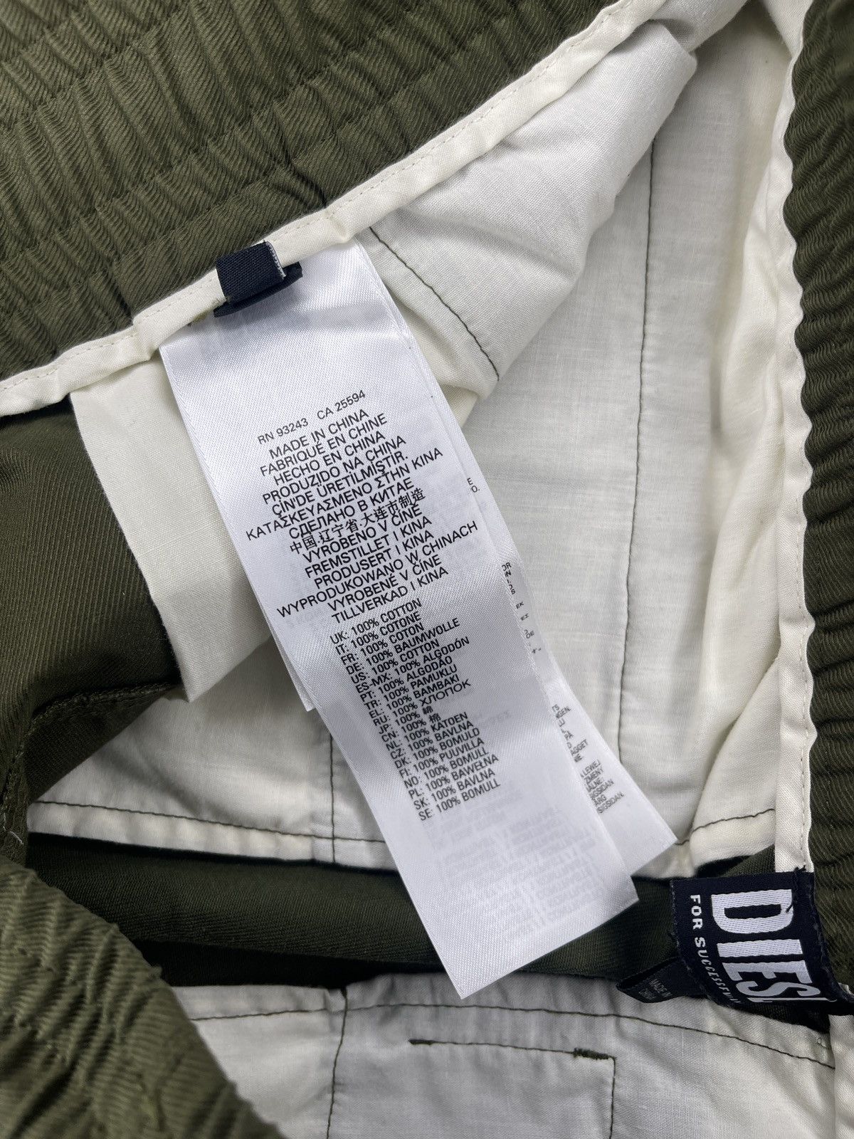 Diesel Diesel Dark Green Cargo P-Briggs Trouser pants Size US 34 / EU 50 - 4 Thumbnail